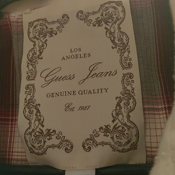 White guess jeans peacoat. - Picture 2 of 5